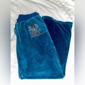 Ed Hardy Geisha Velour Track Pants